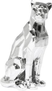 Деко фигура Sitting Cat Rivet Chrome