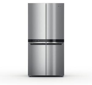 Хладилник с фризер Whirlpool WQ9 E2L EF, клас E, 610 л. общ обем, свободностоящ, 337 kWh/годишно, No Frost, 6th sense, инокс
