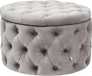 Табуретка Desire Velvet Silver