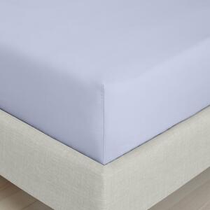 Еластичен чаршаф от памук перкал в цвят лавандула 185x200 cm Cotton Percale – Bianca