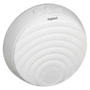 Звънец Legrand 094254, безжичен, 15 мелодии на звънене, обхват до 100m, бял