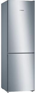 Хладилник с фризер Bosch KGN36VLED SER4, клас E, 326 л. общ обем, свободностоящ, 238kWh/годишно, инокс