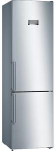Хладилник с фризер Bosch KGN397LEQ SER4, клас E, 368л. общ обем, свободностоящ, 238 kWh/годишно, инокс