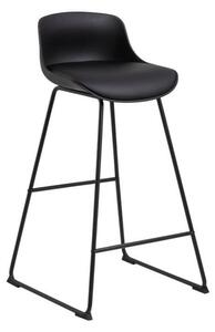 Черен бар стол (височина на седалката 76 cm) Tina – Actona