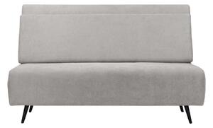 Светлосив сгъваем диван 87 cm Mallory – Støraa