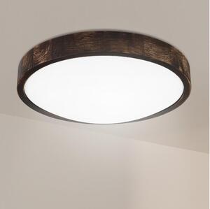 Brilagi - LED таванно осветително тяло CARVALHO SLIM SMOKEY LED/36W/230V, цвят дъб, Ø 37,5 см
