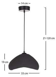 Brilagi - Висящ полилей на кабел WABI SABI 1xE27/40W/230V Ø 33 см, черен