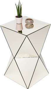 Помощна маса Luxury Triangle Champagne