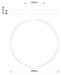 Globo 41744-48S - LED Димируем плафон WISS LED/48W/230V + д.у