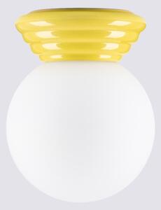 Sollux SL.1898 - Плафон за баня ZORI 1xG9/8W/230V Ø 12 см IP44 жълт