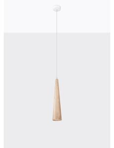 Sollux SL.1100 - Висяща лампа на кабел SULA 1xGU10/10W/230V Ø 8 см бежова