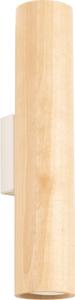 Sollux SL.1878 - Стенно осветително тяло LINO 2xGU10/10W/230V бук