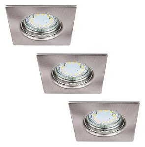 Rabalux 1054 - Комплект от 3 LED вградени осветителни тела LITE 3xGU10-LED/3W/230V