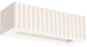 Sollux SL.1885 - Стенно осветително тяло RIGATA 1xE27/15W/230V керамика/бяло