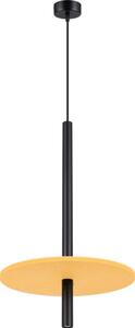 Sollux SL.1880 - Подвесен полилей на кабел FELTRO 1xG9/8W/230V черно/жълто