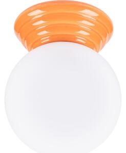Sollux SL.1899 - Плафон за баня ZORI 1xG9/8W/230V, Ø 12 см, IP44, оранжев