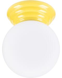 Sollux SL.1898 - Плафон за баня ZORI 1xG9/8W/230V Ø 12 см IP44 жълт
