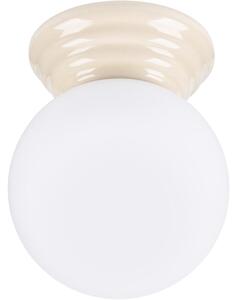 Sollux SL.1897 - Плафон за баня ZORI 1xG9/8W/230V Ø 12 см IP44 бежов