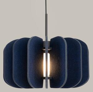 Sollux SL.1862 - Полилей на кабел MULA 1xE27/15W/230V, Ø 45 см, син