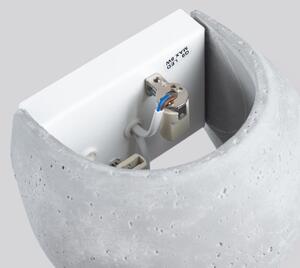 Sollux SL.1362 - Настенно осветително тяло GLOBE 2xG9/8W/230V бетон/сиво