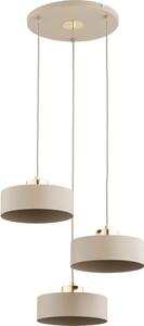 Полилей на кабел SELIA 3xE27/15W/230V бежов