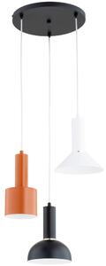 Полилей на кабел VANTI 3xE27/15W/230V пъстроцветен