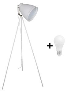 LED Стояща лампа 1xE27/10W/230V бяла 145cm