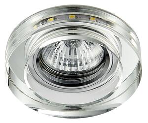 LED Лампа за окачен таван ELEGANT DOUBLE LIGHT GU10/50W+LED/3W кръгла