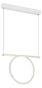 LED Полилей на верижка LOOP LED/20W/230V бяла