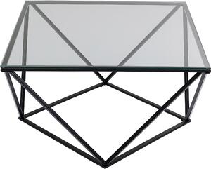 Холна маса Cristallo Black 80x80