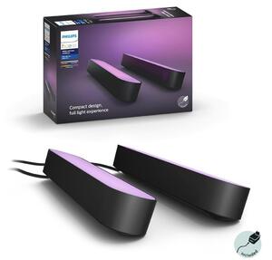 Philips - К-кт 2 бр. LED RGB Димируема настолна лампа Hue PLAY DPACK WACA 6W/230V