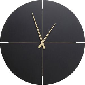 Стенен часовник Andrea Black Ø60cm