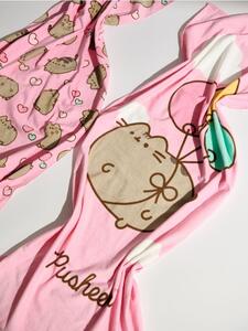Sinsay - Памучна кърпа за баня Pusheen the Cat - розов
