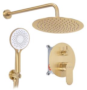 Душ система за вграждане Rea Drop Brush Gold + BOX