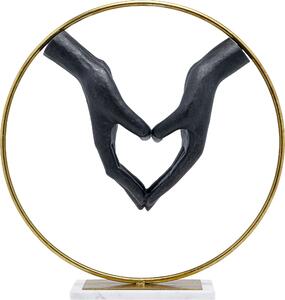 Деко фигура Elements Heart Hand 62cm