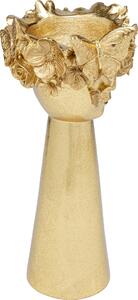 Деко ваза Flowercrown Gold 41cm