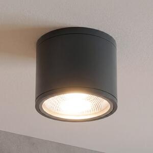 ORION LED прожектор за таван Sputnik IP65 Ø 14,5 cm черен, Черен, Баня, Метал, Модерен, Прожектор на открито / забиване в земята