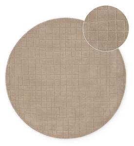 Кафяв вълнен кръгъл килим ø 160 cm Kenso – Villeroy&Boch