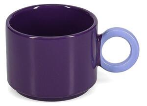 Тъмнолилава глинена чаша 280 ml Lou – ONA