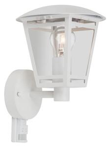 Ecolite Z1503S-BI - Екстериорен аплик със сензор LAURA 1xE27/60W/230V IP44