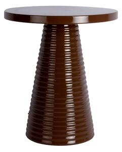Метална кръгла странична масичка ø 40 cm Catania Ribbed – Leitmotiv