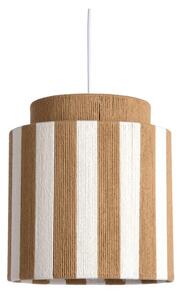 Бяло/в естествен цвят въжено висящо осветително тяло ø 30 cm Vienna Stripes – Leitmotiv