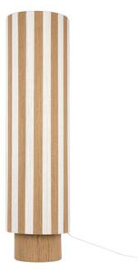 Бяла/в естествен цвят въжена подова лампа (височина 106 cm) Vienna Stripes – Leitmotiv