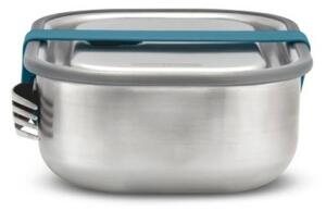 Кутия за храна Black+Blum BAM-SS-L005, 1 л, Правоъгълна, Подходяща за фурна, Без BPA, Неръждаема стомана, Син