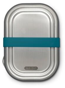 Кутия за храна Black+Blum BAM-SS-L005, 1 л, Правоъгълна, Подходяща за фурна, Без BPA, Неръждаема стомана, Син