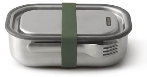 Кутия за храна Black+Blum BAM-SS-L010, 1 л, Правоъгълна, Подходяща за фурна, Без BPA, Неръждаема стомана, Зелен