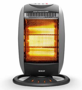 Халогенна печка SOGO, подова, 1200W