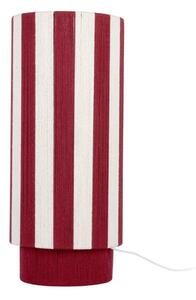 Червена/бяла въжена настолна лампа (височина 58 cm) Vienna Stripes – Leitmotiv