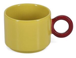 Глинена чаша в цвят горчица 280 ml Lou – ONA