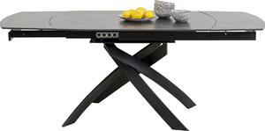 Разтегателна маса Twist Black 120(30+30)x90cm